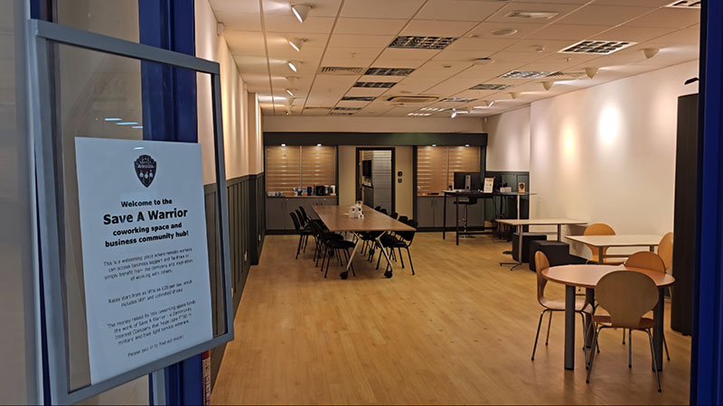 Save a Warrior UK Community Co-working Space